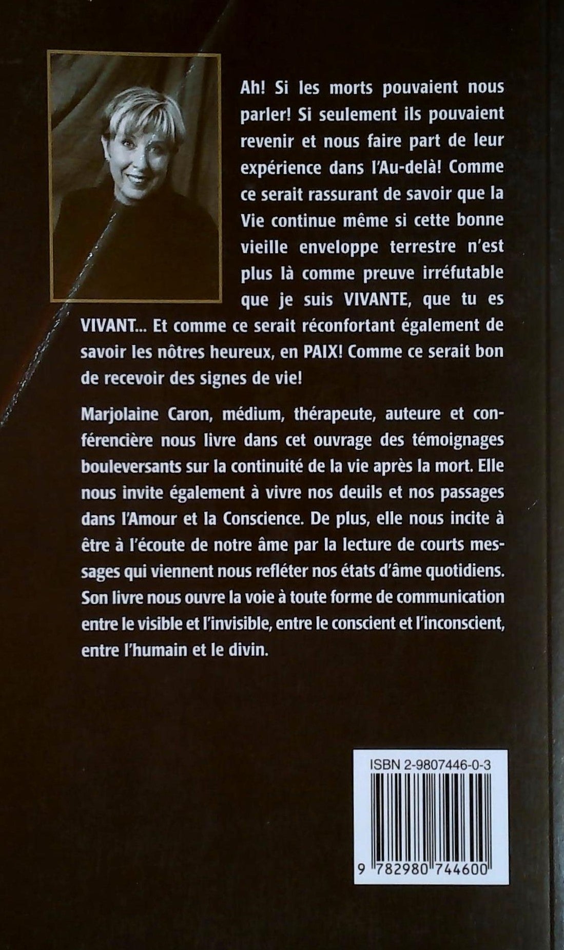 Je vous donne signe de vie (Marjolaine Caron)