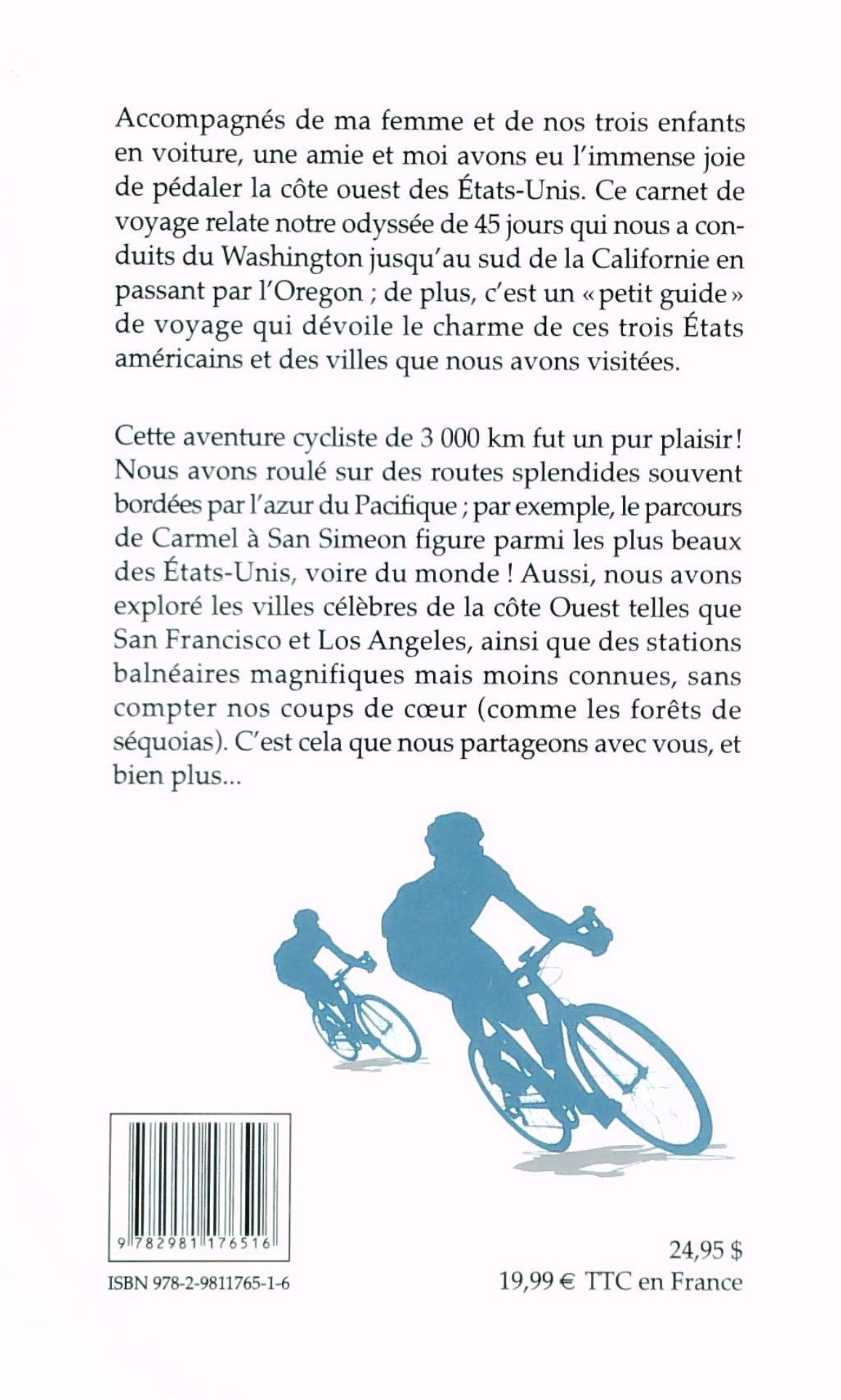 Livre La côte ouest des États-Unis à vélo - Paul Meuinier (Livre d'occasion) - ISBN 298117651X
