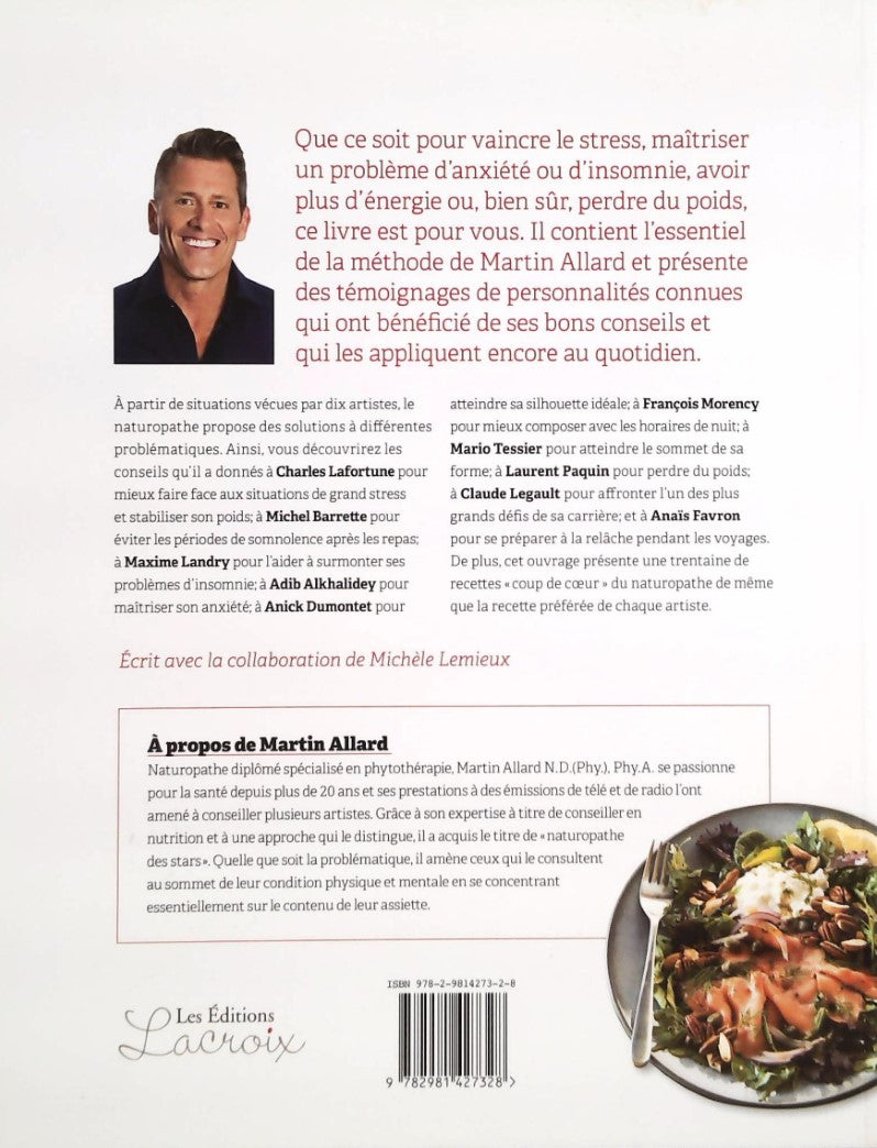 Livre Naturopathe des stars: Secrets d'artistes pour être au top! (Martin Allard) (Livre...