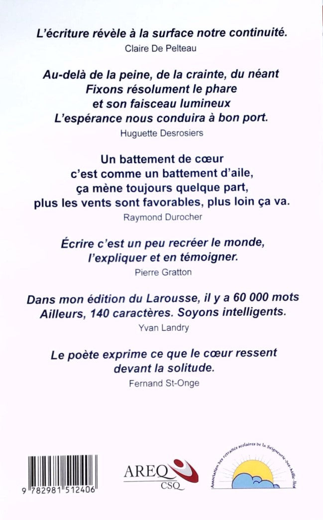 Continuité : Treizième recueil de textes Automne 2016