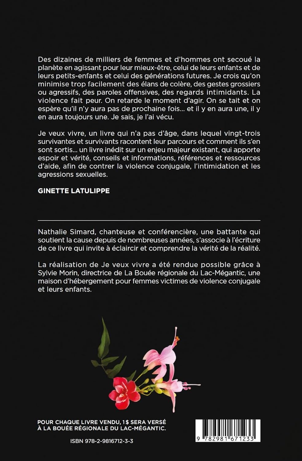 Je veux vivre : 23 témoignages de survivant(es)