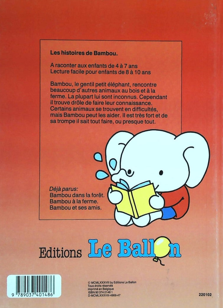 Livre Bambou à la ferme - Collectif (Livre d'occasion) - ISBN 9037401481