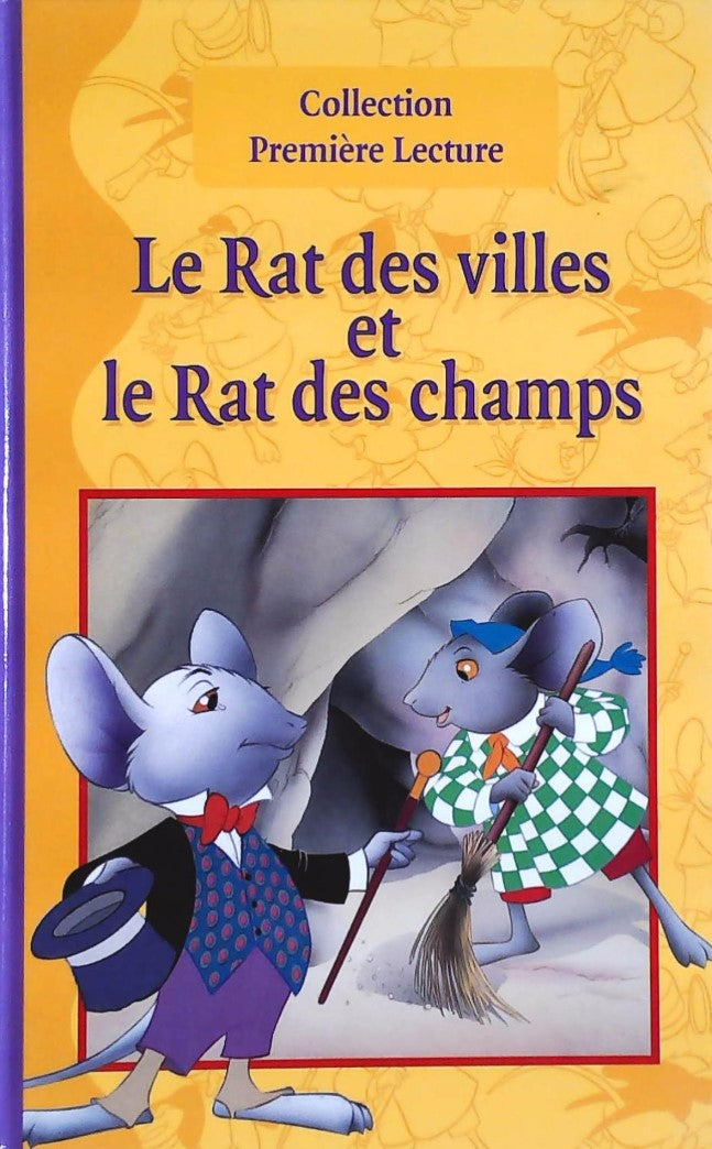 Livre Collection Première Lecture : Le Rat des villes et le Rat des champs (Van Gool) (Livre...