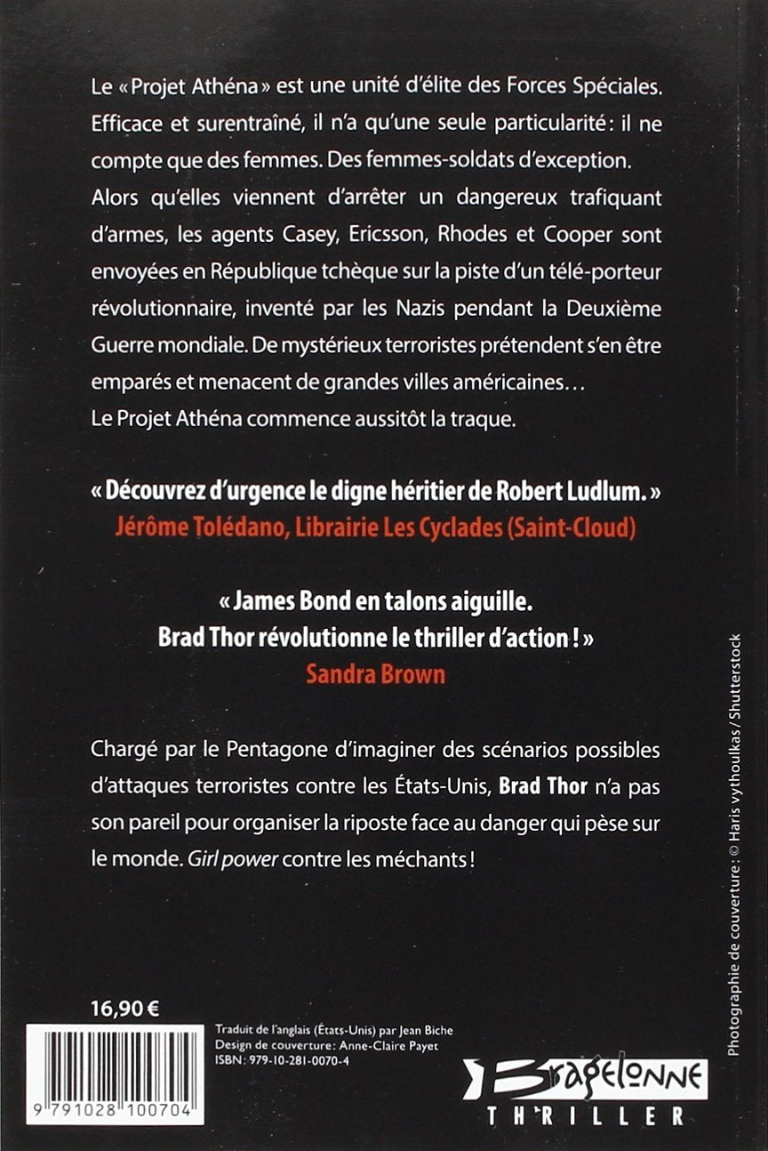 Livre Projet Athéna - Brad Thor (Livre d'occasion)