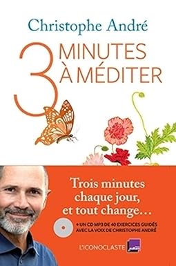 Livre Trois minutes à méditer (avec CD) - Christophe André (Livre d'occasion)