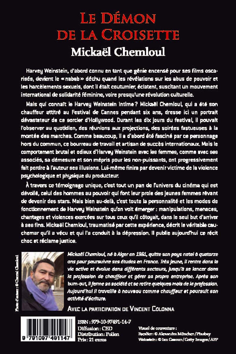 Livre Le démon de la croisette - Mickaël Chemloul (Livre d'occasion)