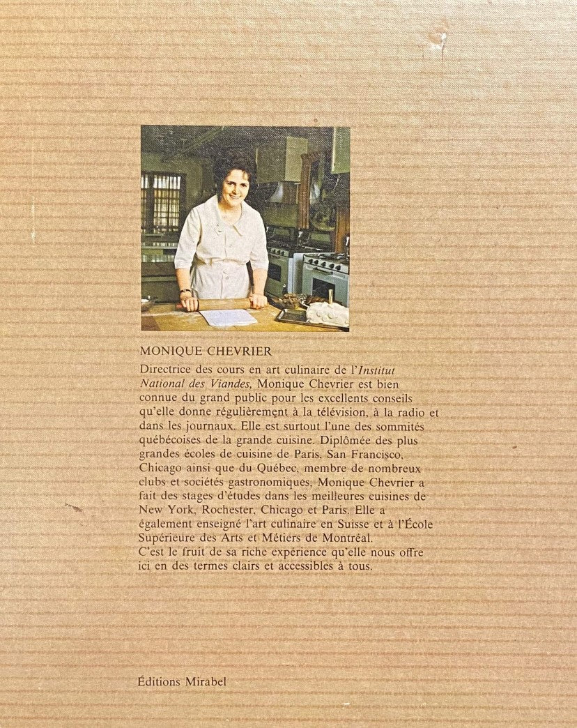 Livre La cuisine de Monique Chevrier - Monique Chevrier (Livre d'occasion)
