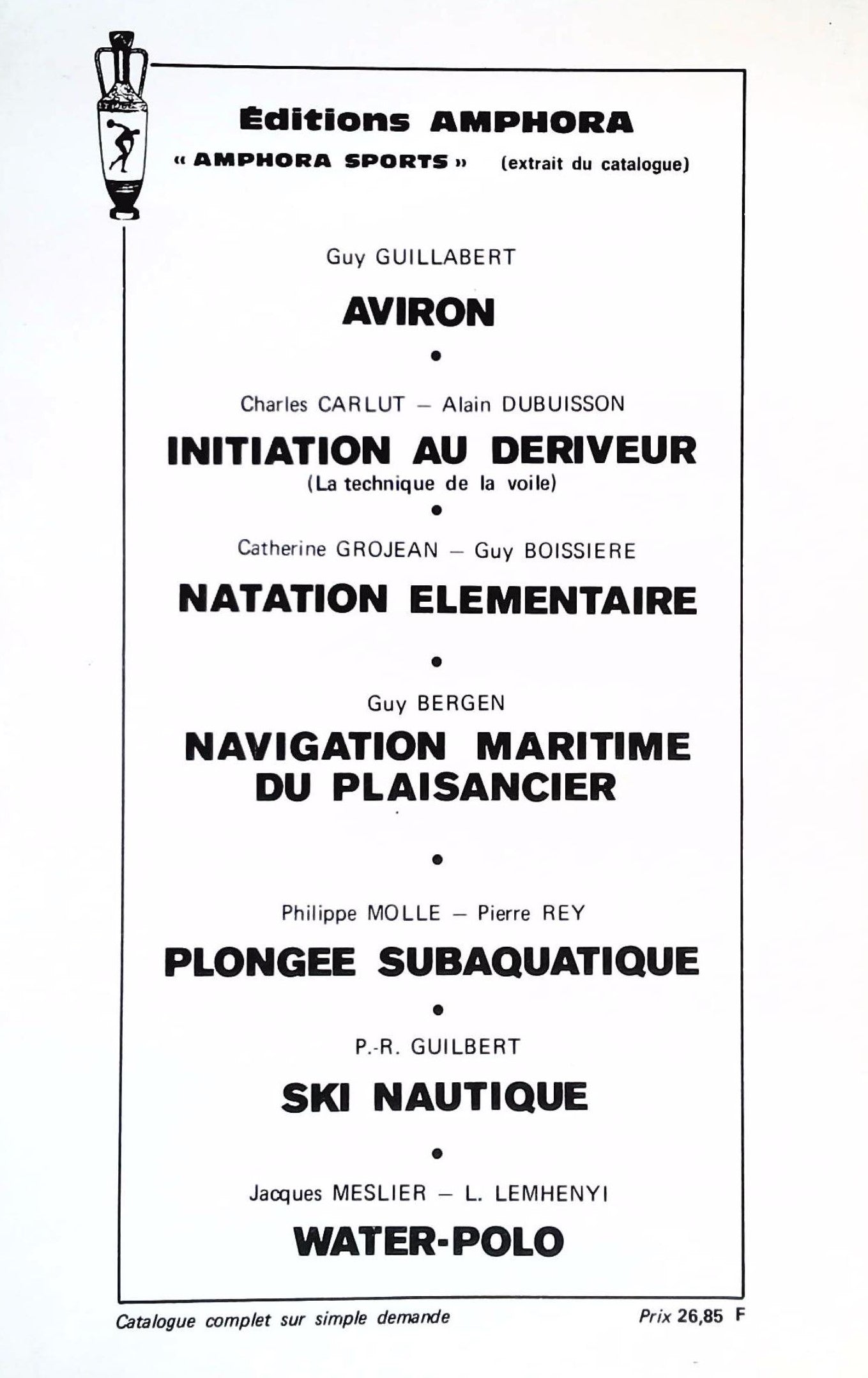 Livre Natation sportive - Marc Menaud (Livre d'occasion)