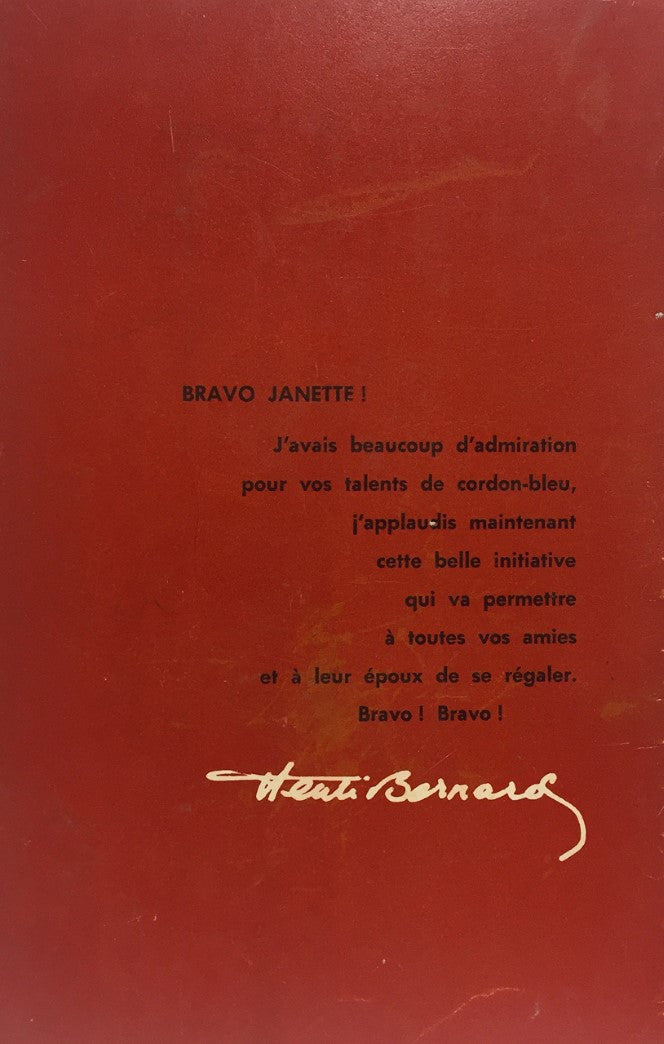 Livre Les recettes de Janette et le grain de sel de Jean - Janette Bertrand (Livre d'occasion)