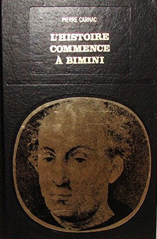 Livre L'histoire commence à Bimini - Pierre Carnac (Livre d'occasion)
