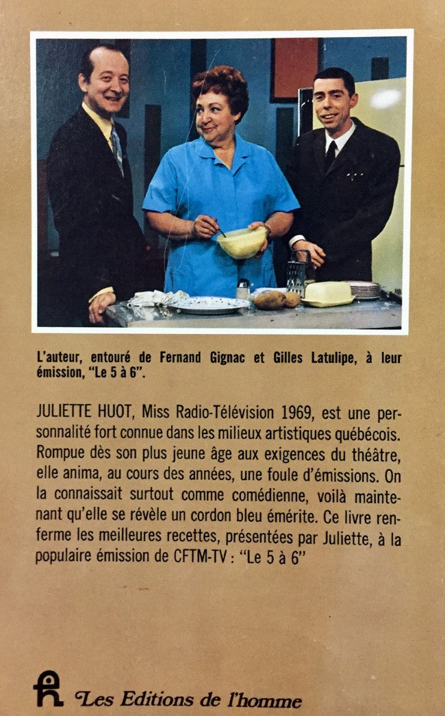 En cuisinant de 5 à 6 avec Juliette Huot