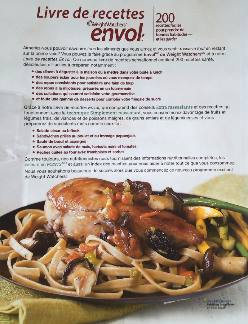 Livre Livre de recettes WeightWatchers Envol (Livre d'occasion)