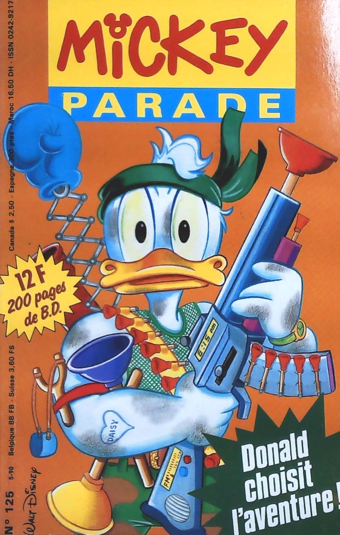 Livre Donald choisit l'aventure! - Walt Disney (Livre d'occasion)