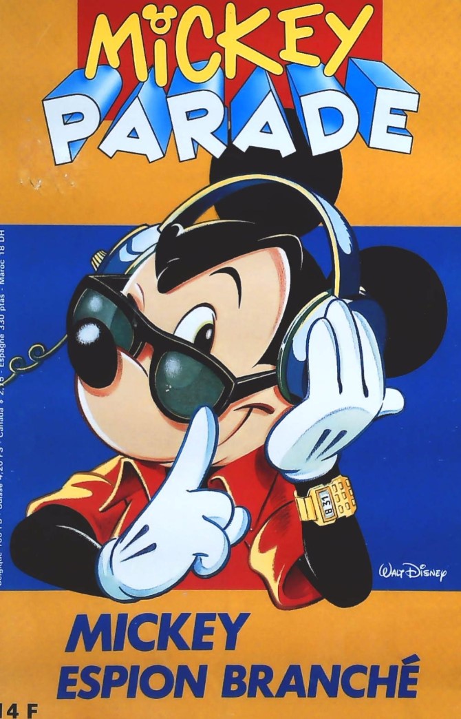 Livre Mickey espion branché - Walt Disney (Livre d'occasion)
