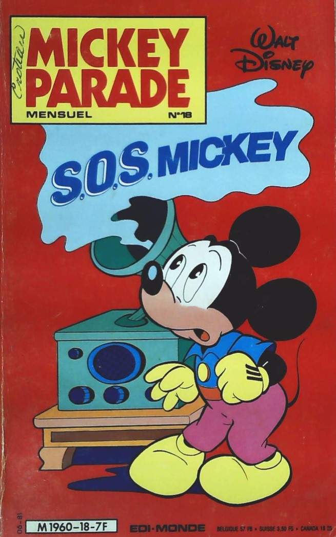Livre S.O.S. Mickey - Walt Disney (Livre d'occasion)