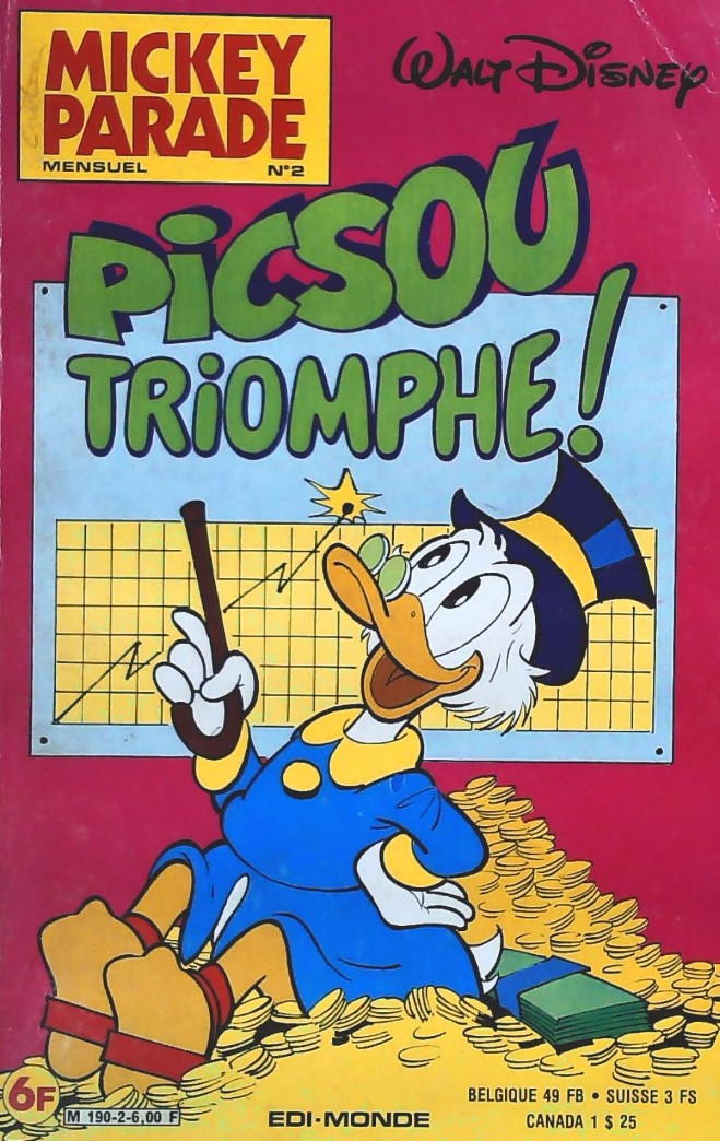 Livre Picsou triomphe! - Walt Disney (Livre d'occasion)