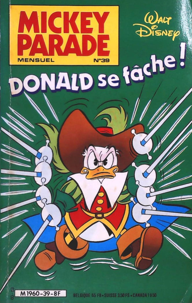 Livre Donald se fâche! - Walt Disney (Livre d'occasion)