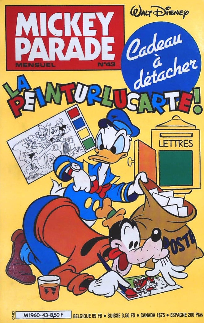 Livre La peinturlucarte! - Walt Disney (Livre d'occasion)