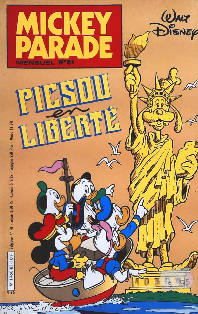 Livre Picsou en liberté - Walt Disney (Livre d'occasion)