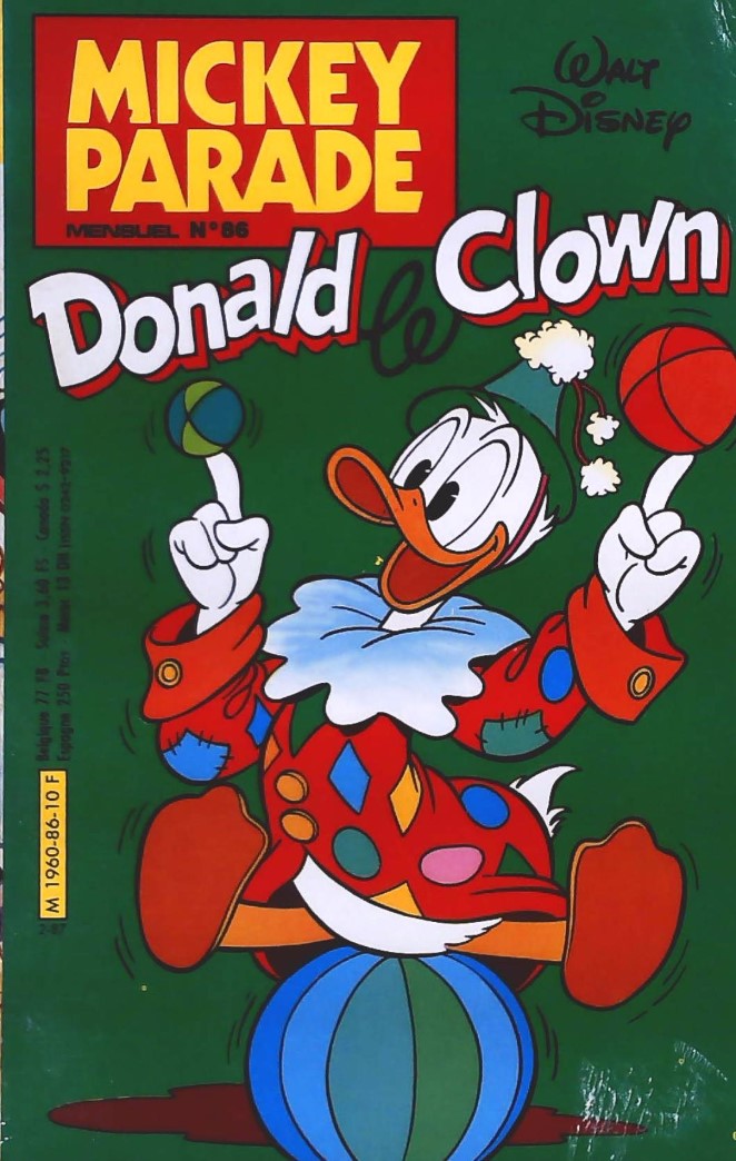 Livre Donald le clown - Walt Disney (Livre d'occasion)