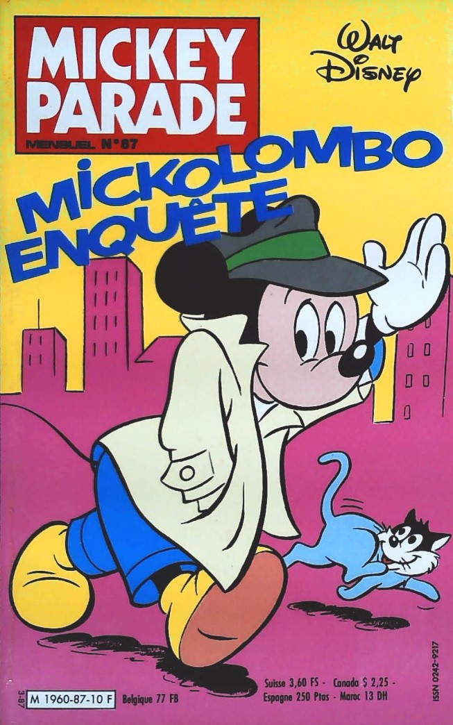 Livre Mickolombo enquête - Walt Disney (Livre d'occasion)