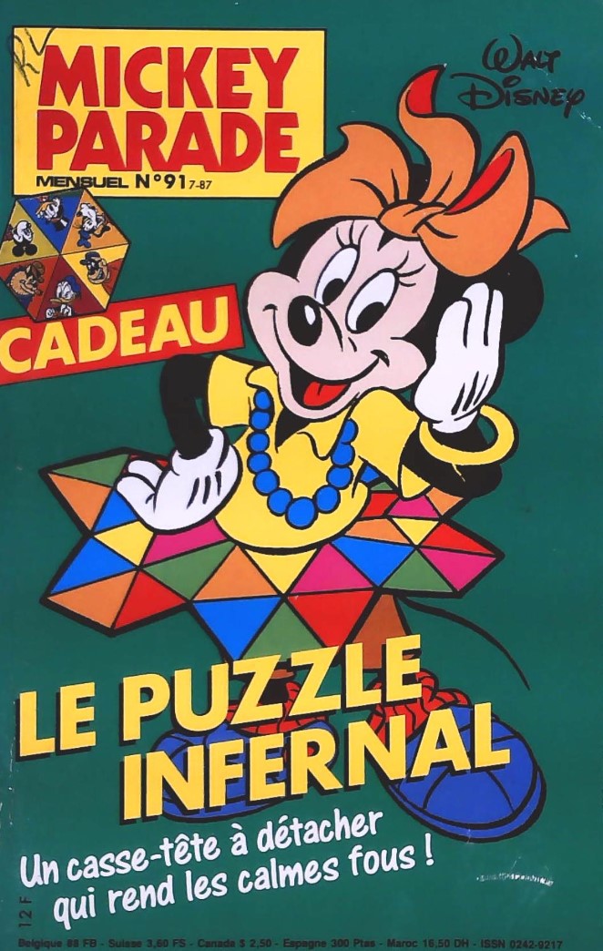 Livre Le puzzle infernal - Walt Disney (Livre d'occasion)