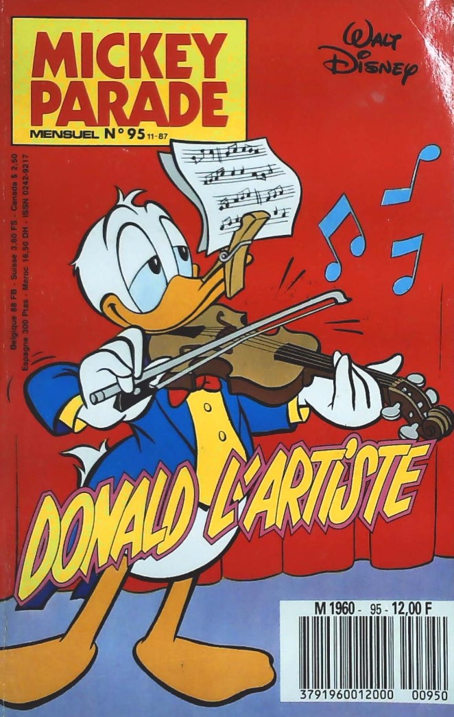 Livre Donald l'artiste - Walt Disney (Livre d'occasion)