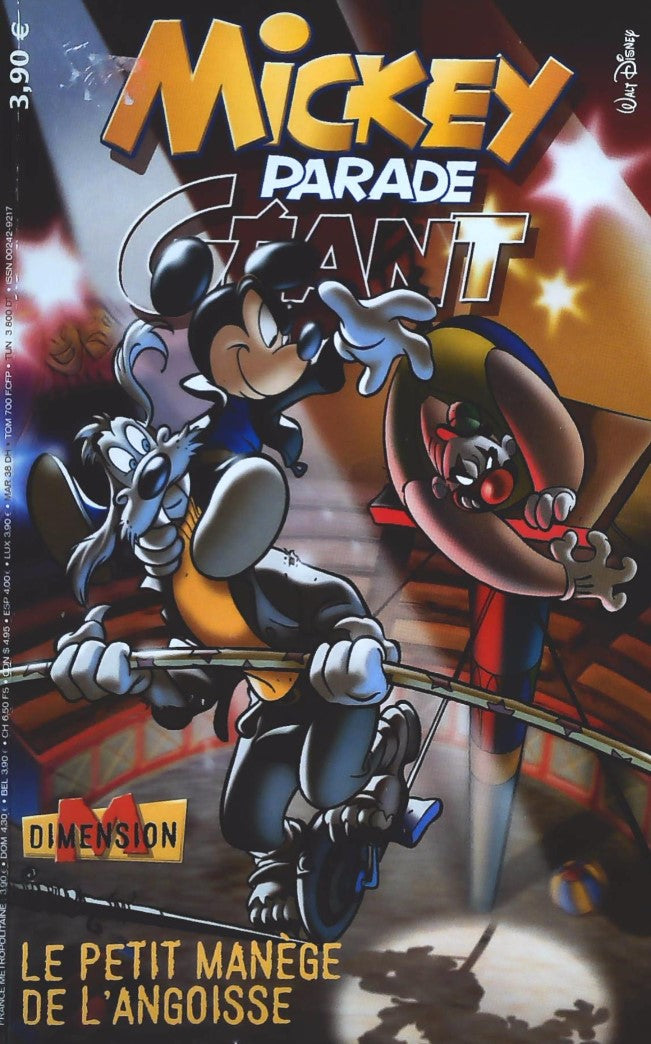 Livre Dimansion M : Le petit manège de l'angoisse - Walt Disney (Livre d'occasion)