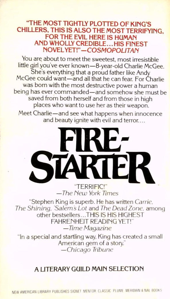 Livre Fire-Starter - Stephen King (Livre d'occasion)