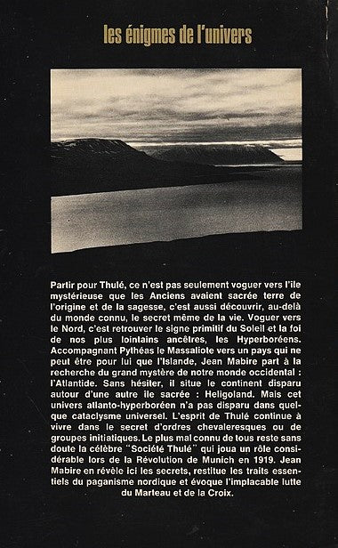 Livre Thulé : Le soleil retrouvé des hyperboréens - Jean Mabire (Livre d'occasion)