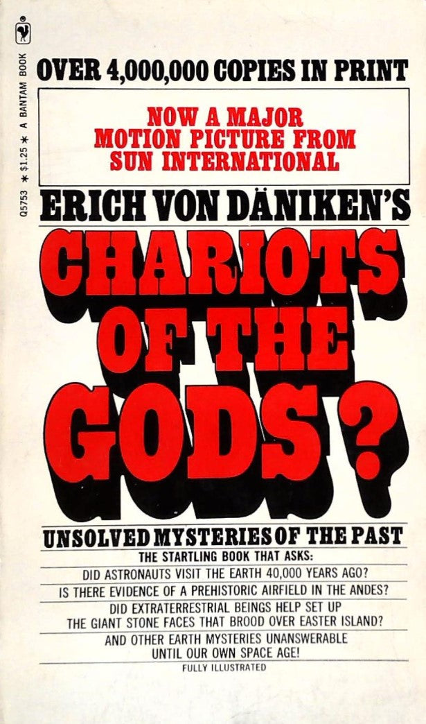 Livre Chariots Of The Gods? : Unsolved Mysteries of The Past - Erich Von Daniken (Livre d'occasion)