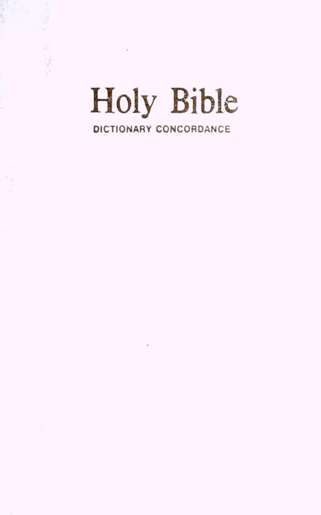 Livre ISBN Holy Bible : Dictionary Concordance