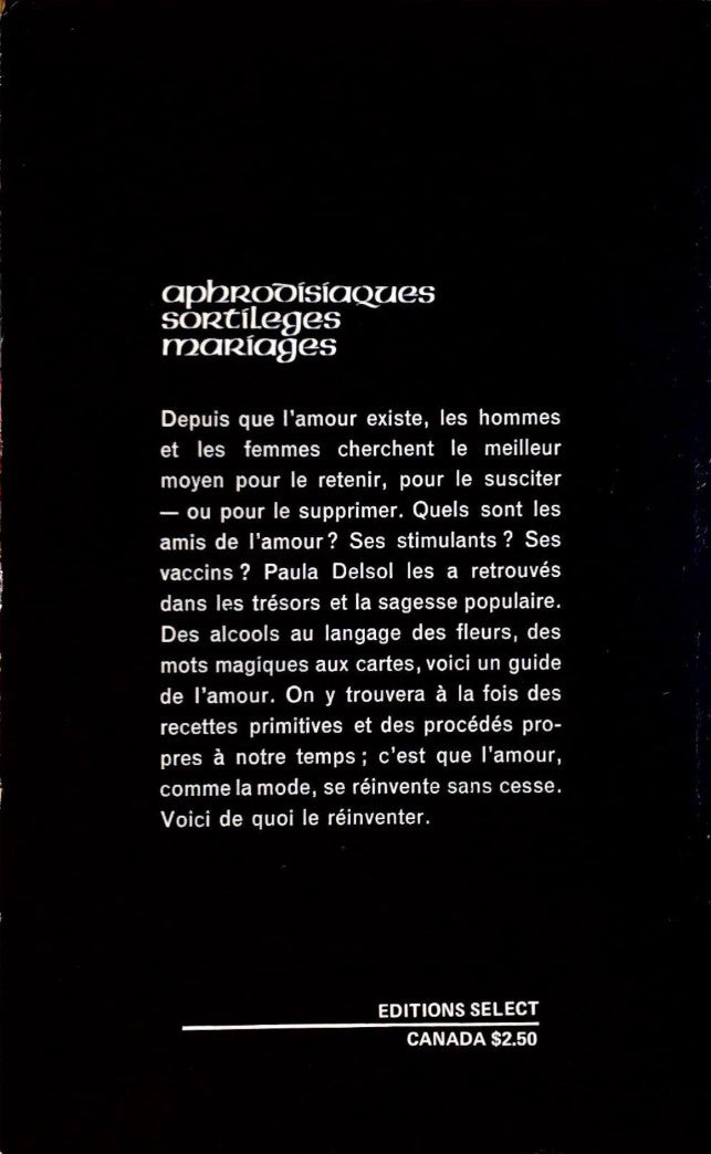 Nouveau grimoire de l'amour (Paula Delsol)