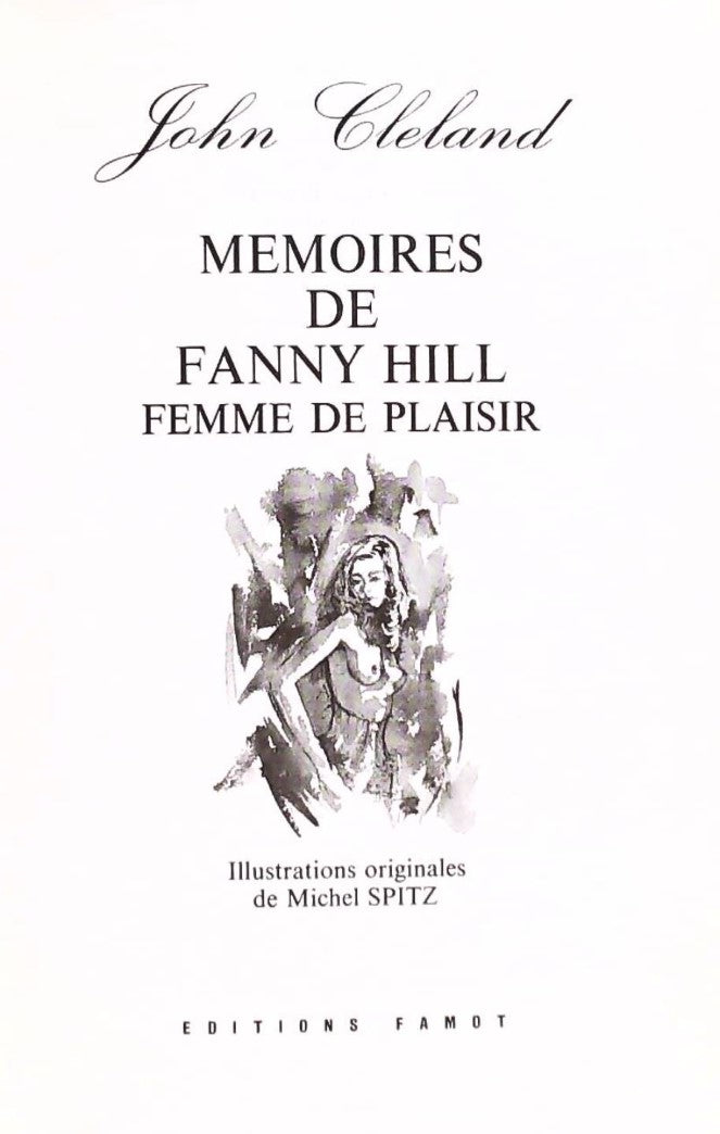 Livre Mémoires de Fanny Hill : Femme de plaisir - John Cleland (Livre d'occasion)
