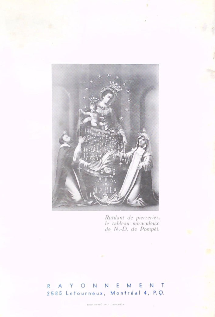 Livre Les belles madones du monde - Marie-Antoinette Grégoire-Coupal (Livre d'occasion)