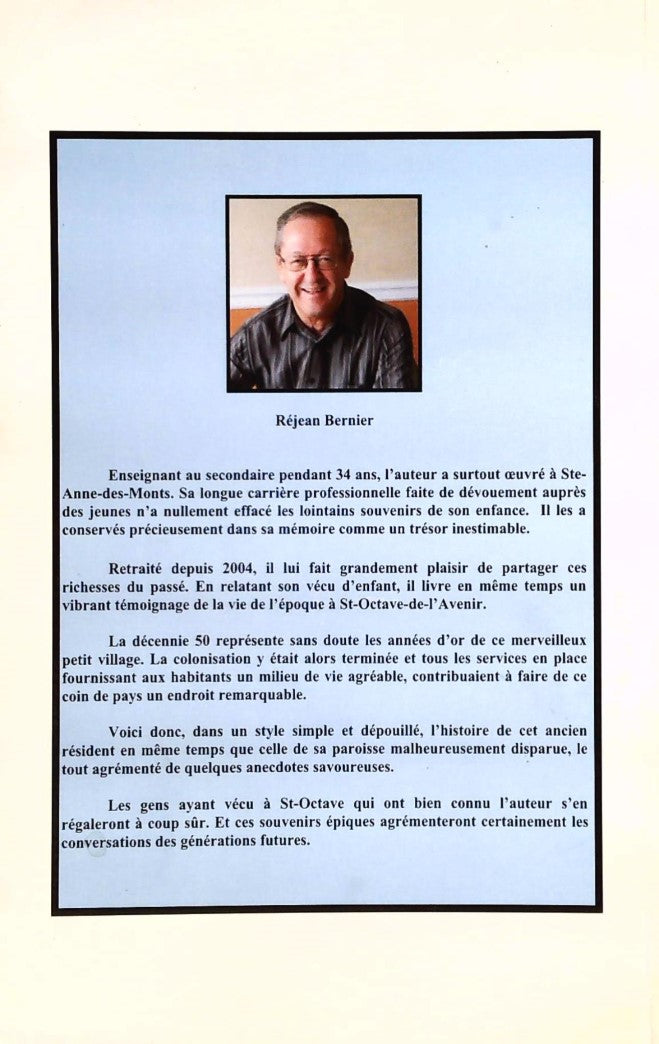 Livre À travers les méandres de ma vie : Biographie (1948-1962) - Réjean Bernier (Livre d'occasion)