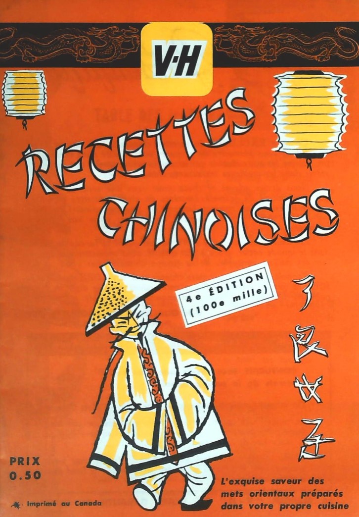 Livre Recettes chinoise V-H (Livre d'occasion)