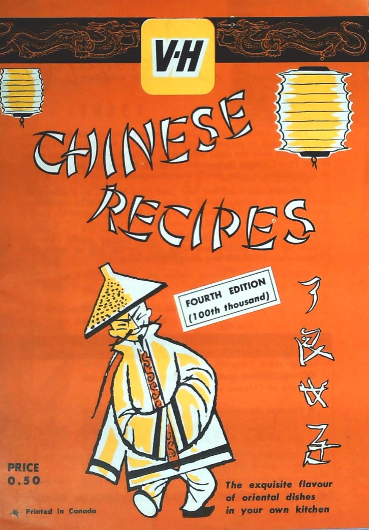 Livre Recettes chinoise V-H (Livre d'occasion)