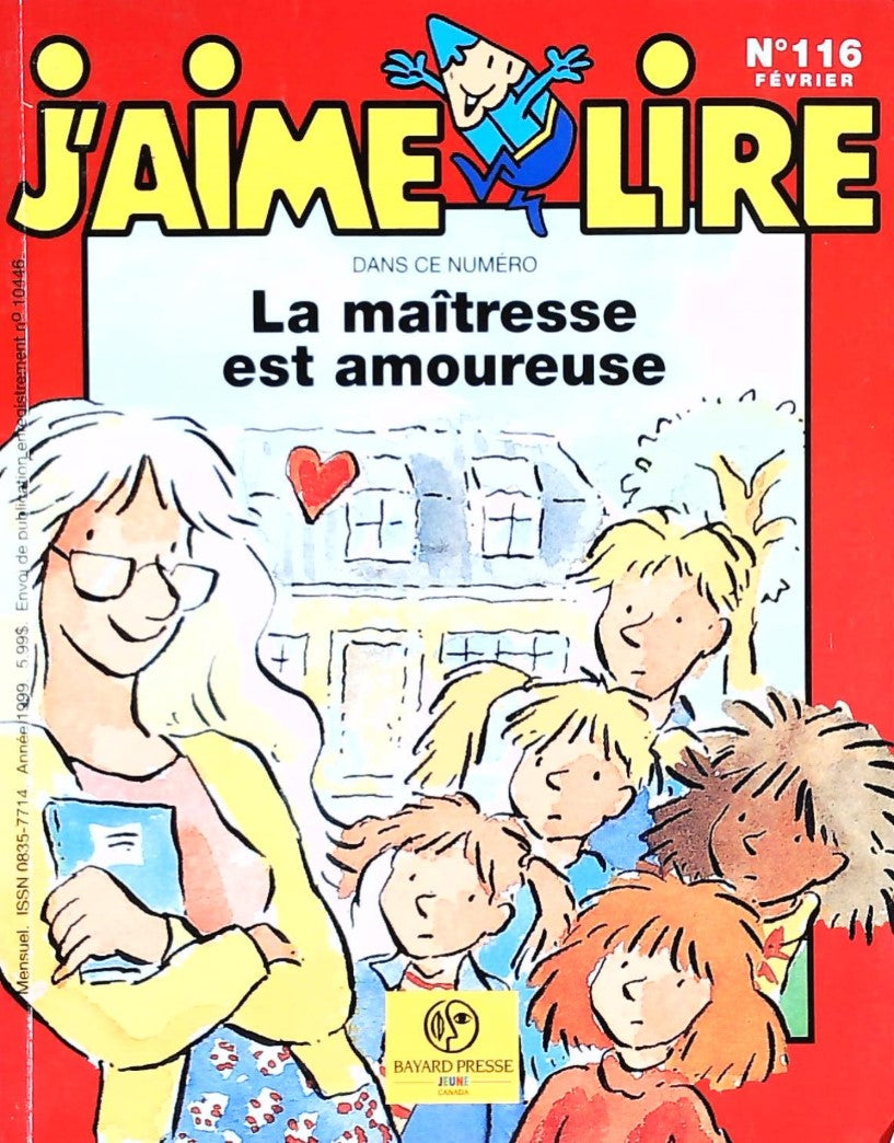 J'aime lire # 116 : La maîtresse est amoureuse