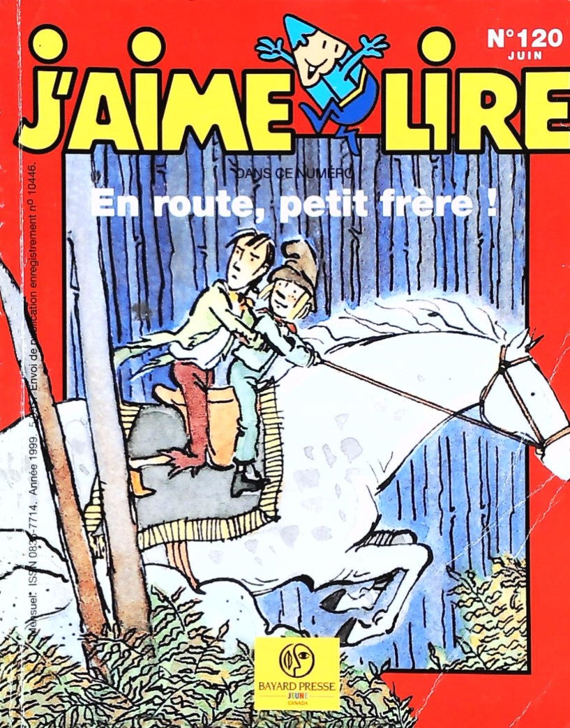 J'aime lire # 120 : En route, petit frère!