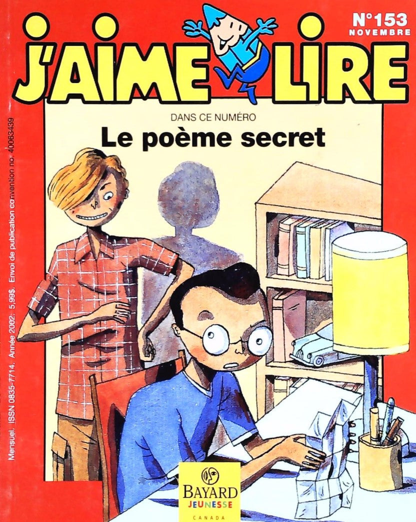 J'aime lire # 153 : Le poème secret