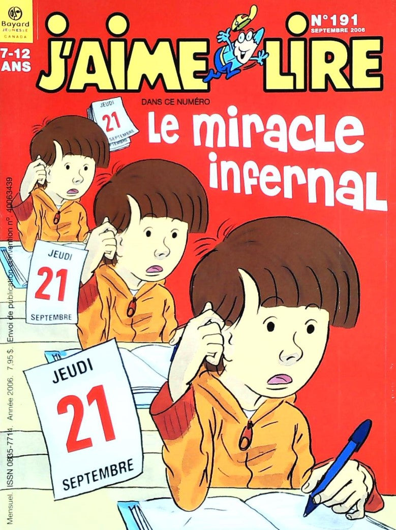 J'aime lire # 191 : Le miracle infernal