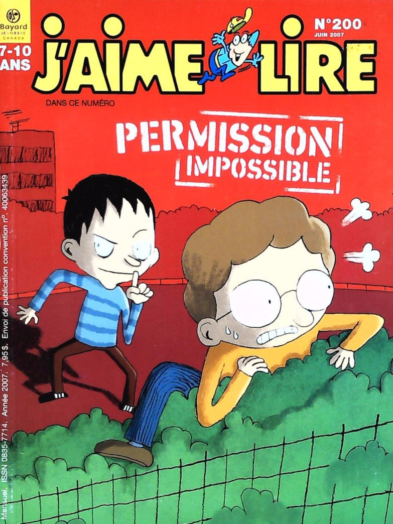 J'aime lire # 200 : Permission impossible