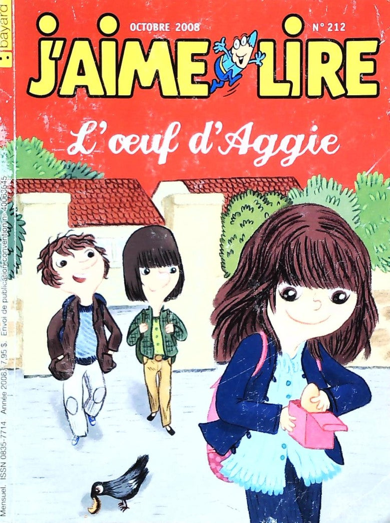 J'aime lire # 212 : L'oeuf d'Aggie