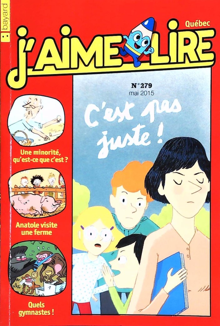 J'aime lire # 279 : C'est pas juste!