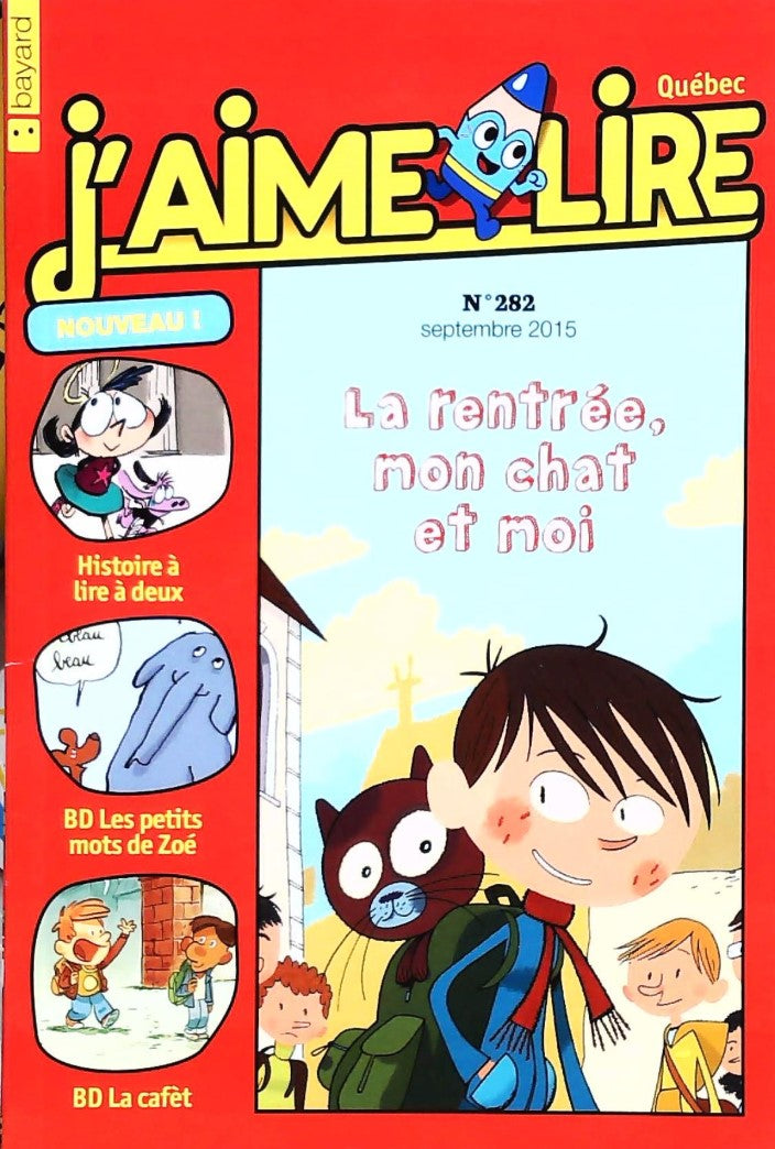 J'aime lire # 282 : La rentrée, mon chat et moi