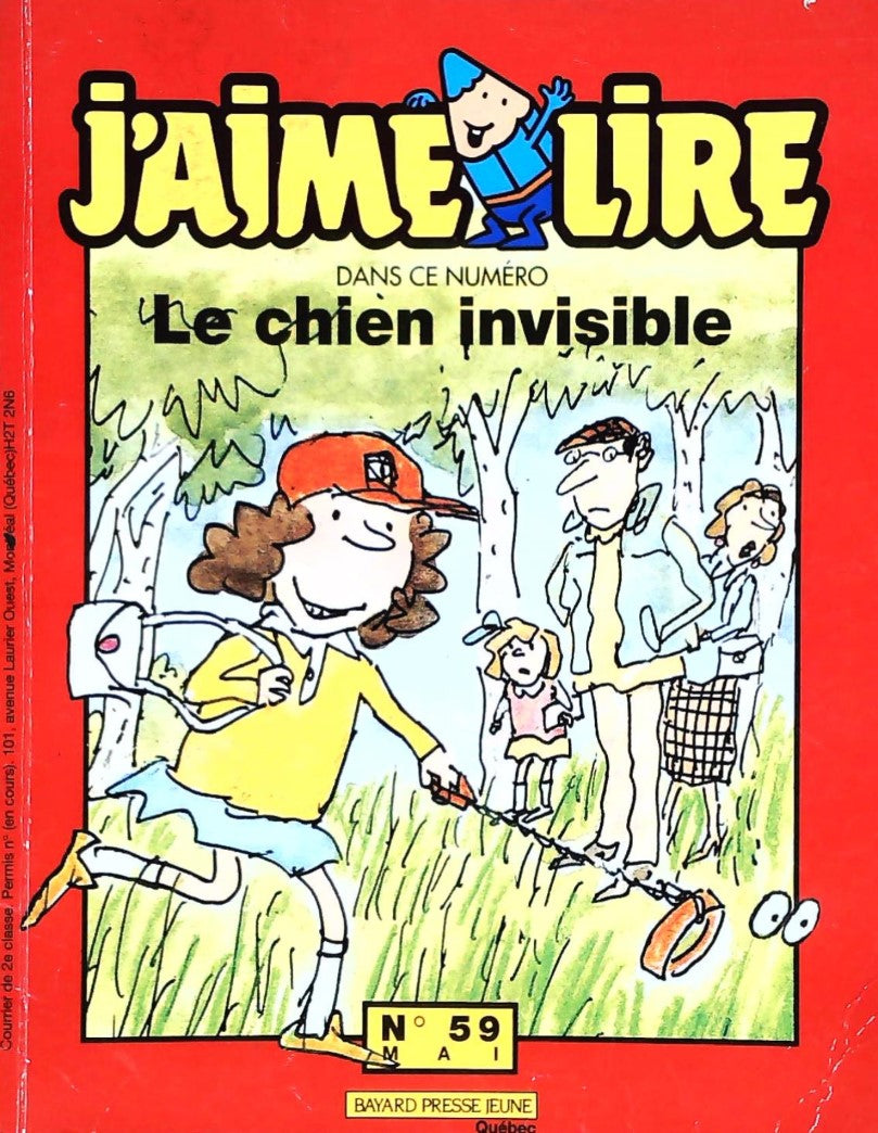 J'aime lire # 59 : Le chien invisible