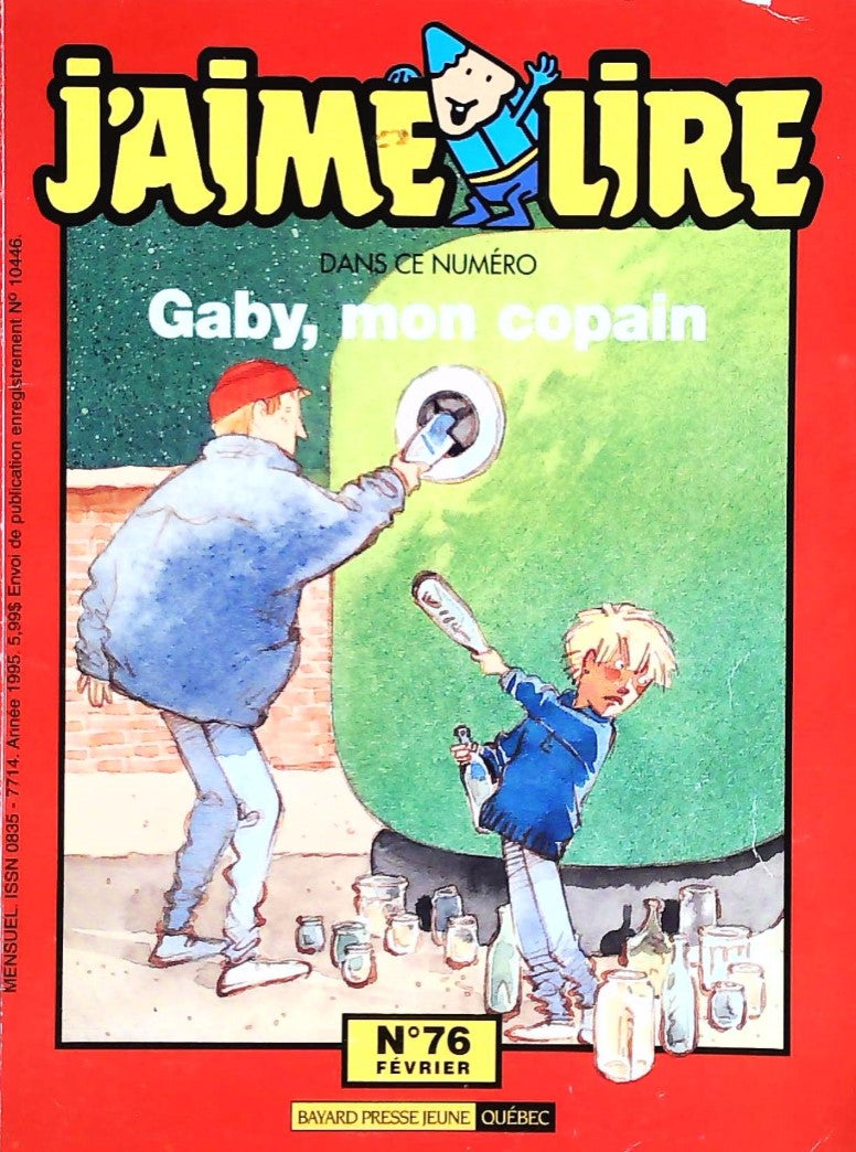J'aime lire # 76 : Gaby, mon copain