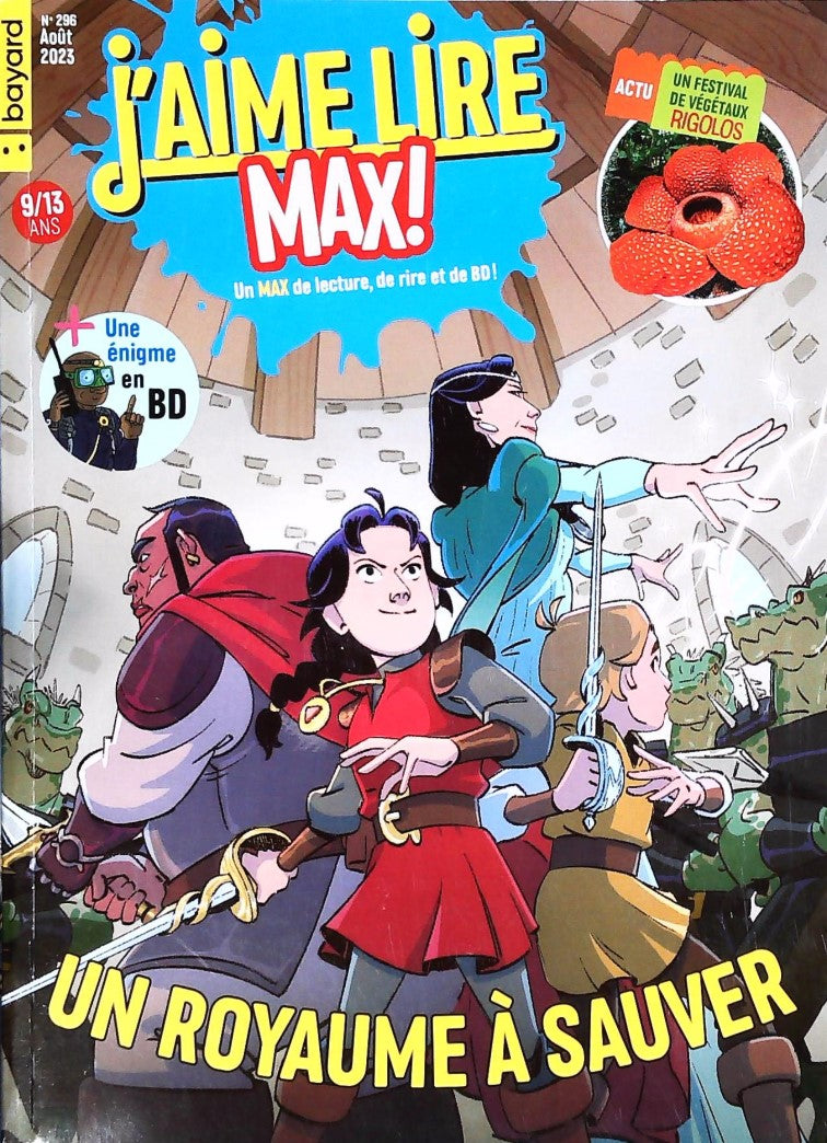 J'aime lire Max! # 296 : Un royaume à sauver