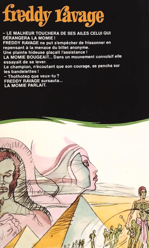 Livre Prisonnier des pharaons - Freddy Ravage Monsigny (Livre d'occasion)
